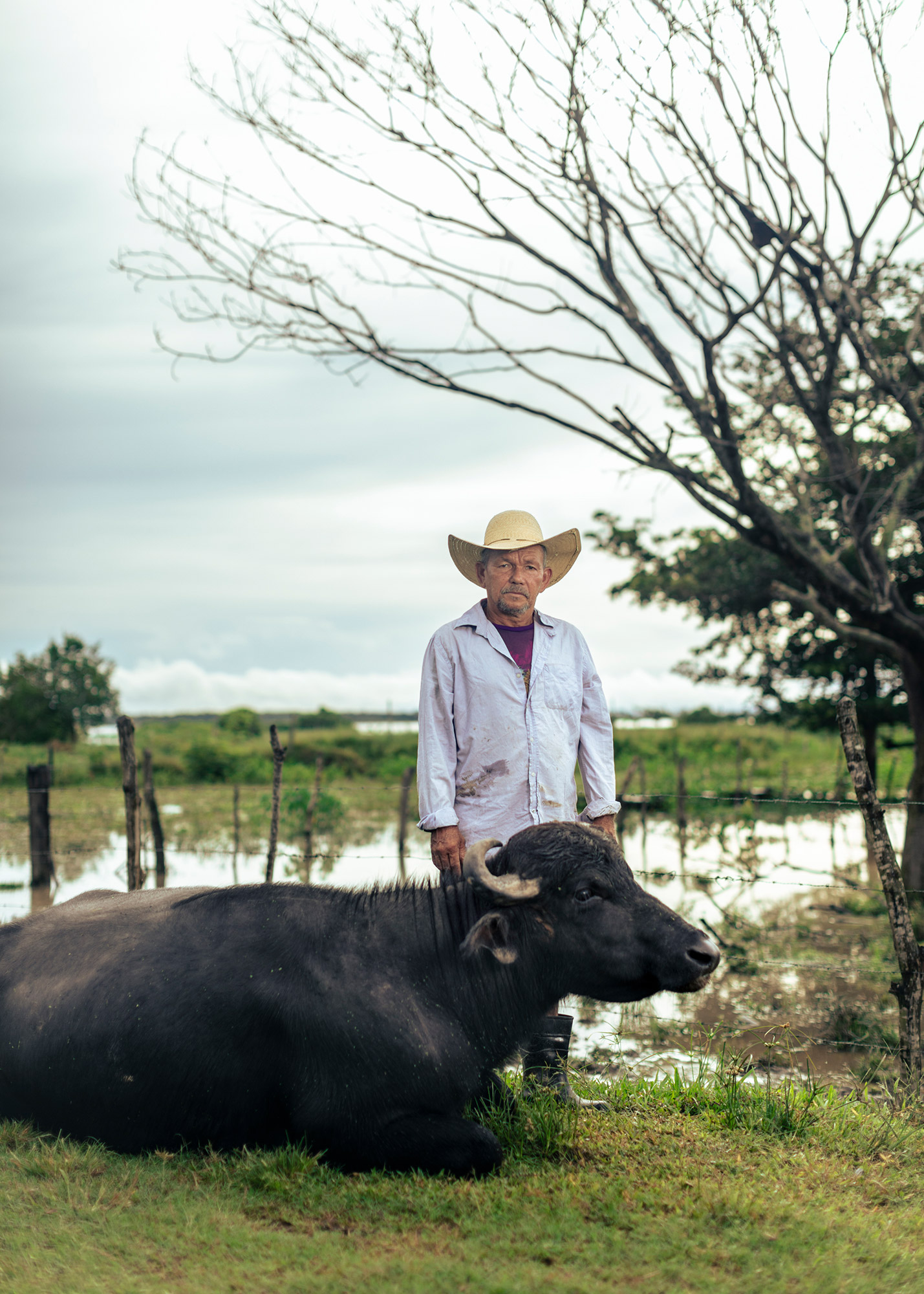 A buffalo rancher.